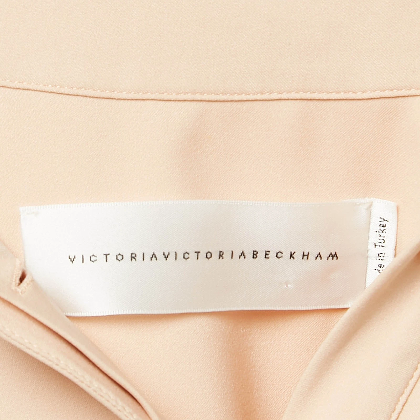 UNDERCOVER Abito corto Victoria Victoria Beckham arancione con bottoni davanti allacciato in vita M