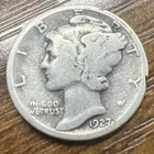 1927 MERCURY SILVER DIME ACTUAL Coin Get Today & Save Upgrade Your Collection