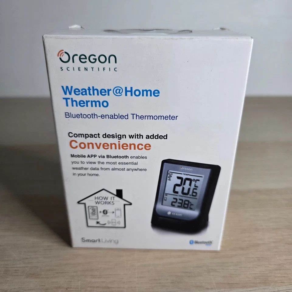 NEW Oregon Weather@Home Thermo Bluetooth Enabled Thermometer EMR211x Ice Alert - Image 2 of 4