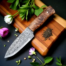Custom Hand Made Tactical Hunting Knife Hand Forged Damascus Steel  2669