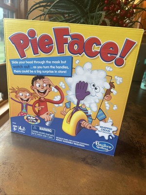 Pie Face Game By Hasbro Gaming for Ages 5+ For 2+ Players Whip Cream Family Fun
