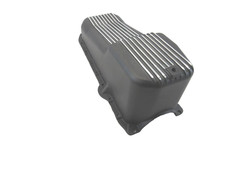 1986-02 Sbc Chevy 350 Aluminum Finned Oil Pan Pass Side 1pc Rm Black E44003bk 1986-02 Sbc Chevy 350 Aluminum Finned Oil Pan Pass Side 1pc Rm Black E44003bk
