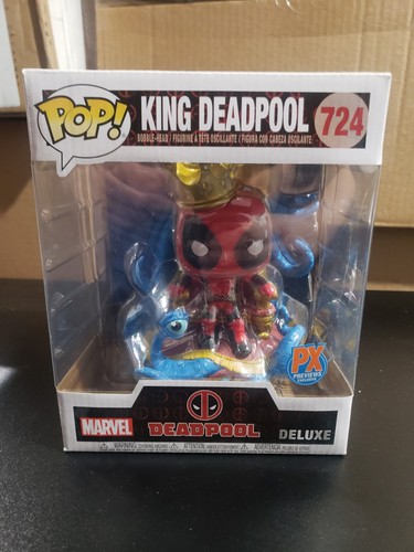Funko Pop! Deluxe: Marvel - King Deadpool (6 inch) #724
