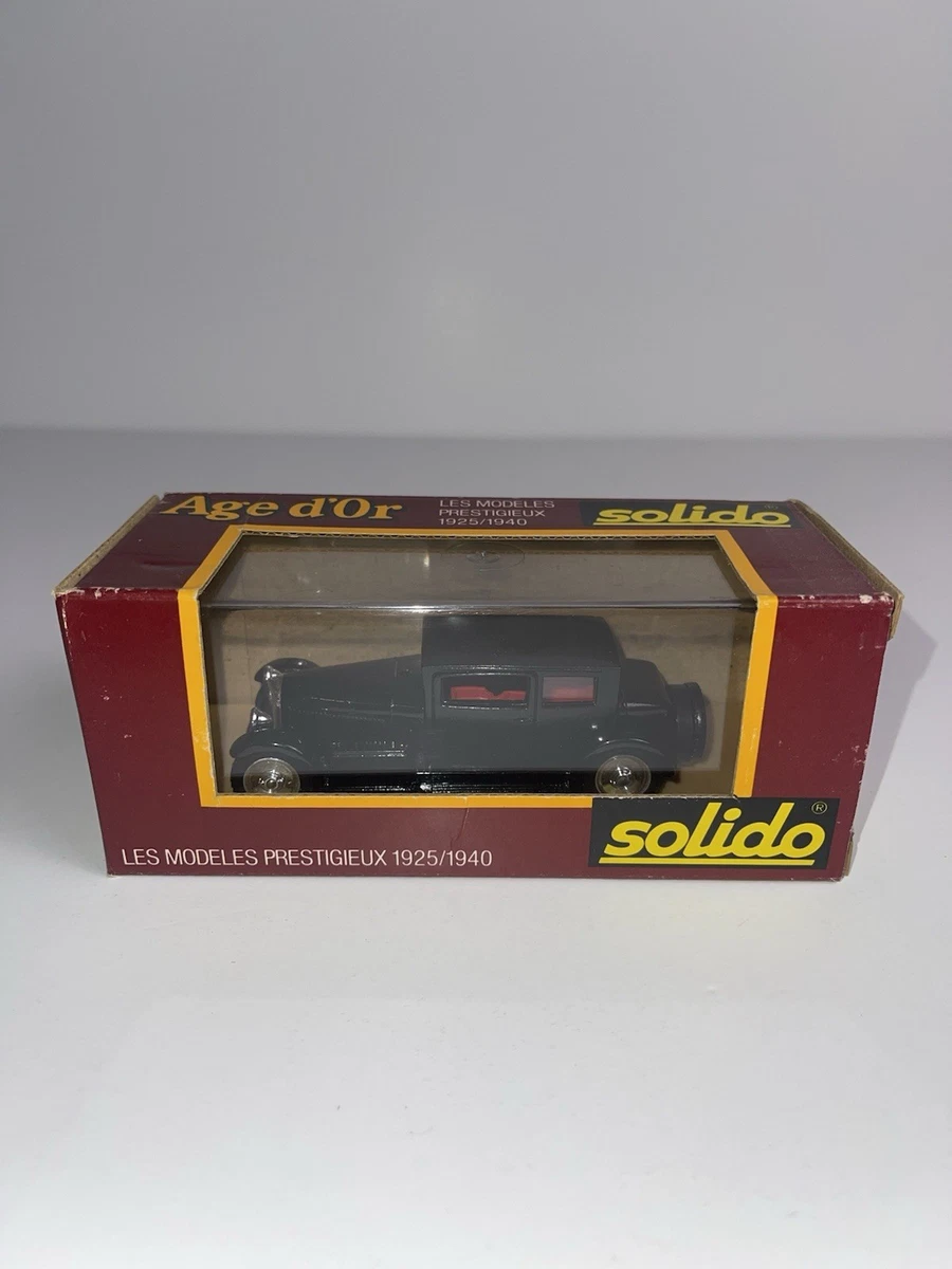 Solido Black Vintage Manufacture Diecast Cars, Trucks & Vans for