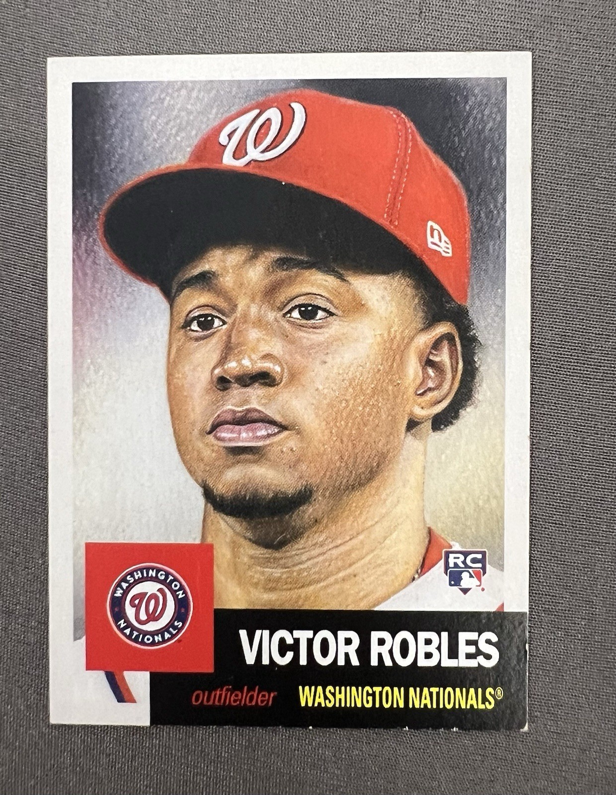 2018 Topps Living Set #80 VICTOR ROBLES Rookie Card RC Washington Nationals