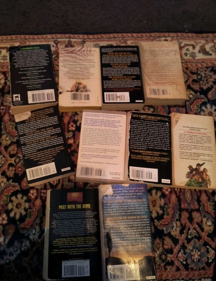 Lot of 10 Wilbur Smith Novels (10  PB) ***READ*** Foto 4 de 4