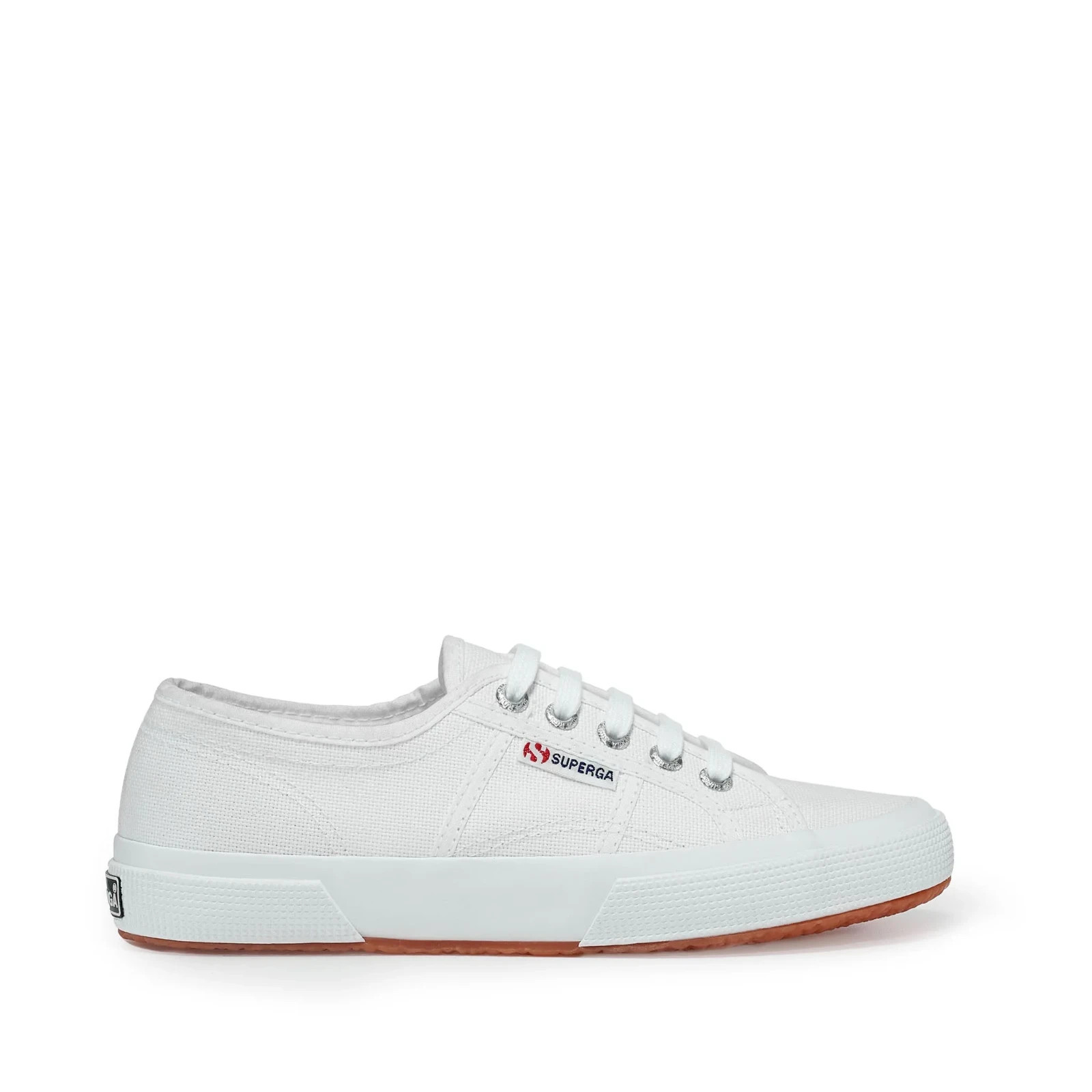 Superga 2750 Cotu Classic Sneakers, White Canvas, Size Women 9, Men 7.5