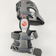 Breg Right Knee OA Unloader Brace Adjustable Arthritis Support Gray Leg Adult