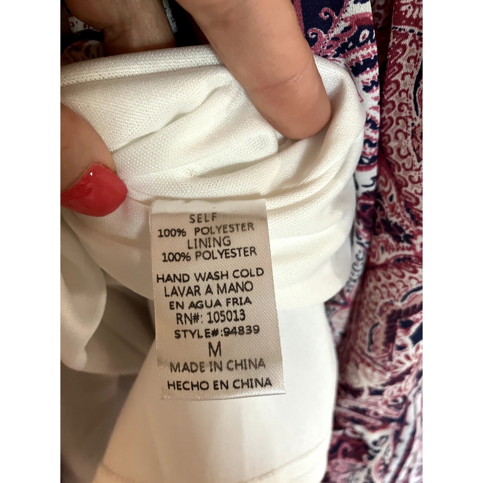 SAVANNA JANE Frilly Patchwork Print Mini Dress Si… - image 4