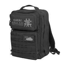 Girls und Panzer Final Chapter Oarai Girls' Academy Functional Backpack BLACK