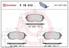 BREMBO BREMSBELÄGE SUBARU FORESTER SG IMPREZA GR GH G3 LEGACY BL BP OUTBACK