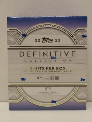 2022 Topps Definitive MLB Baseball Factory Sealed Hobby Box