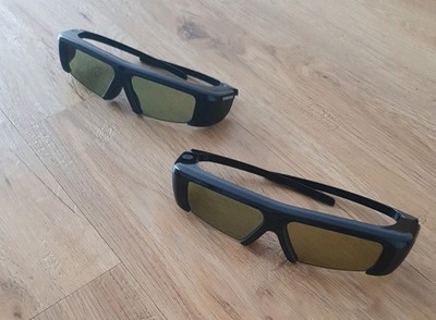 2x Samsung SSG-2100AB 3D Activ Shutter Brille (Activ Glasses) für Smart TV