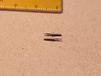 Lot Of 2 NOS Bulova 5 AB Tap 10 Winding Stems Setting Stems Parts Spares 