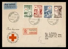 DR WHO 1949 FINLAND FDC RED CROSS SEMI POST COMBO R60004