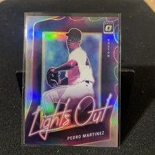 2021 Panini Donruss Optic Lights Out Holo Prizm Pedro Martinez #LO5 HOF