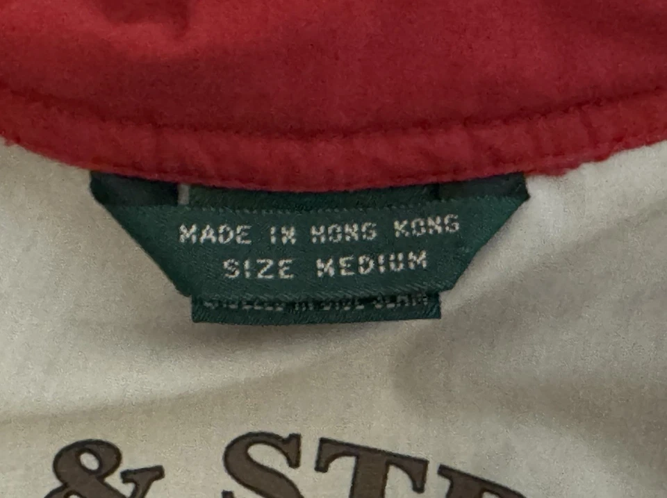 Field & Stream винтажный полный молнии Snap Куртка Пальто карманы упаковываемый капюшон мужской средний - Изображение 4 из 4