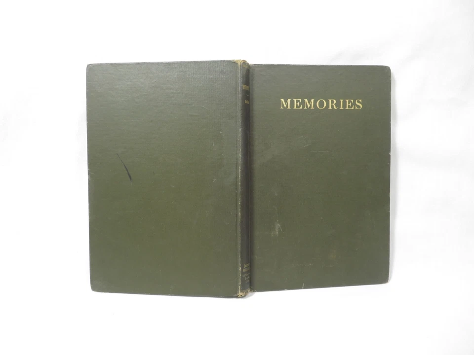 Signed Poetry Book Memories Poet Cyrus Noble Ohio Poems 1922 - Image 2 of 4