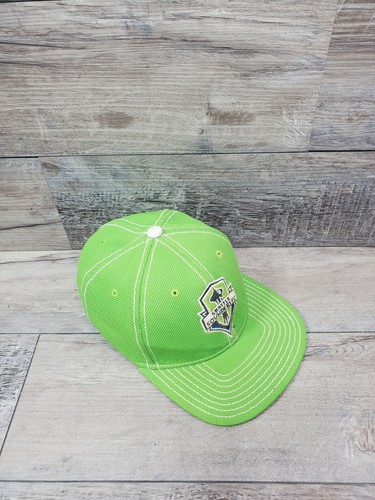 Adidas Seattle Sounders MLS Soccer Adjustable Hat Cap Blue Green Med-Large - Picture 8 of 10