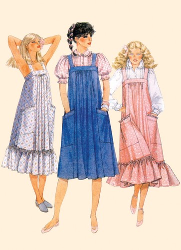MCCALLS SEWING PATTERN 8318 MISSES 6-14 LAURA ASHLEY RETRO '80s BLOUSE & DRESSES - Picture 2 of 7