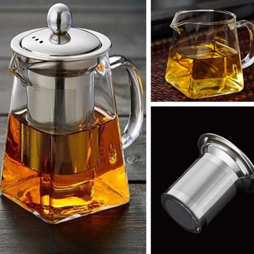 Water Tumbler Clear Glass Teapot Glass Tea Kettle Glass Teapot Infuser