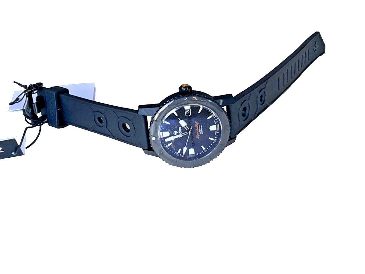 NEW ZODIAC SUPER SEA WOLF COMPRESSION 40MM BLACK DIAL AUTOMATIC