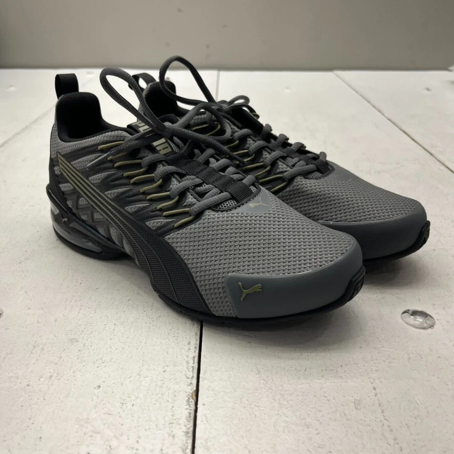 Puma Nero e Grigio EverTrack Optimal Comfort Sneaker Sportiva Uomo Taglia 8 NUOVO