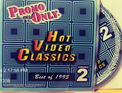 Mega rare DVD sleeve PROMO ONLY Hot Video Classics Best 1992 Volume 2