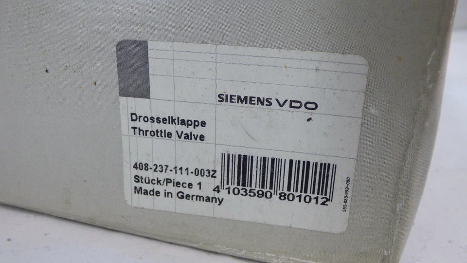 Válvula de acelerador Siemens Seat Alhambra VW Sharan VDO 408-237-111-003Z Ø56mm Foto 2 de 4