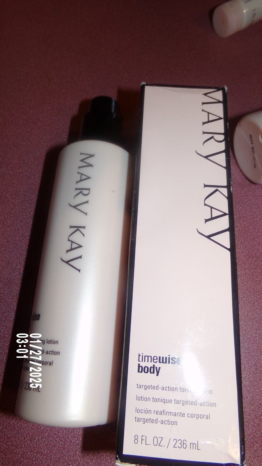 Mary Kay Timewise Body Targeted Action Toning Lotion 8oz 035083 New In Box