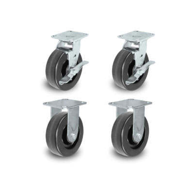 6'' X 2'' Tool Box Kit - Phenolic Wheel - 4,800 Lbs Capacity per set of 4