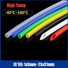 Hochtemperatur-Silikonschlauch Lebensmittelqualität Farbige Flexible Rohr 1-31mm