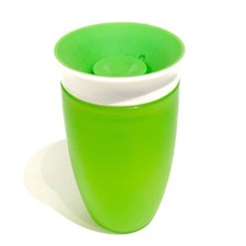 Munchkin 10oz Miracle 360 Sippy Cup Green Prevent Spills Toddler Baby Kids Drink