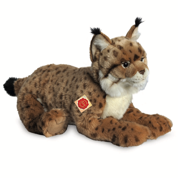 Luchs Liegend 45 Cm - Teddy Hermann PlüSchtier Stofftier PlüSch-Kuscheltier-image