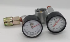 Air Compressor Pressure Control Switch Valve Manifold Regulator w/Gauges 125 psi