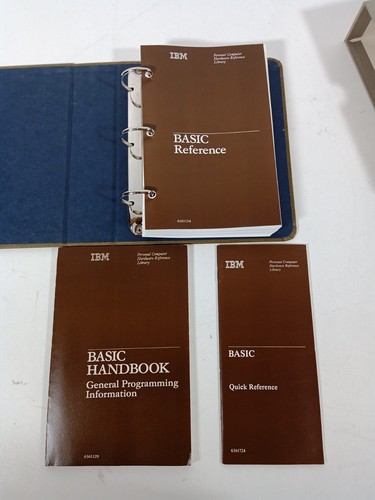 Vintage IBM BASIC 3.0 Reference Manual 6361134 BASIC Handbook Quick Reference - Picture 2 of 3