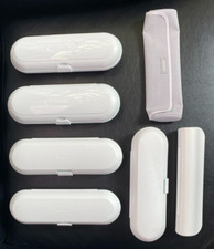 7 AUTHENTIC genuine various Philips SONICARE toothbrush travel CASE white LOT