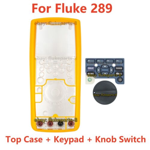 For Fluke 289 TRMS Industrial Multimeter Top Case Cover With Keypad Knob Switch - Afbeelding 1 van 3