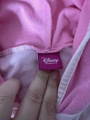Disney Princess Swim Suit Coverup Embroidered Pink Size 4 Girls - Picture 4 of 5