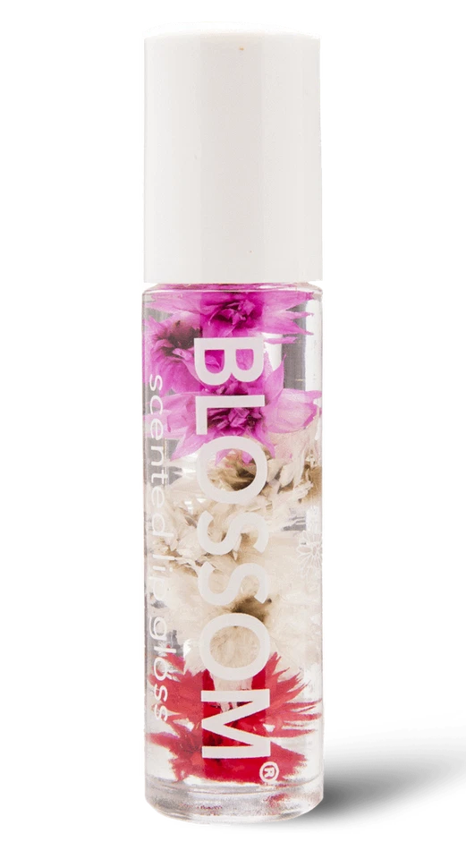 Paquete de 2 brillantes labiales con infusión de flores enrollables en flor - flor de cerezo 0,2 oz Foto 2 de 4