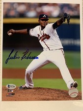 Julio Teheran Signed Atlanta Braves 8x10 Photo Beckett