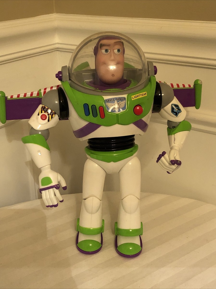 Toy Story 12” Talking Buzz Lightyear From The Disney Store London