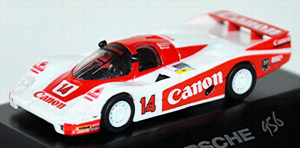 Porsche 956 Canon Lemans 1983 8.Pl. #14 Palmer Lammers Lloyd 1:87 Brekina 16102 - Imagen 2 de 4