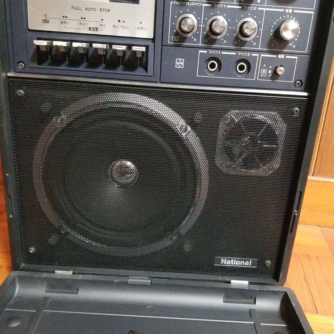 National ナショナル RX-A11 National FM AM Radio Cassette Recorder RX-A11 Black Main