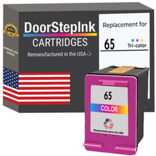 DoorStepInk Compatible Ink Cartridge for HP 65 Color USA