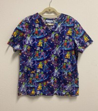 Women's Comfy Cotton Scrubs 100 Cotton Top Measures like a Medium Used