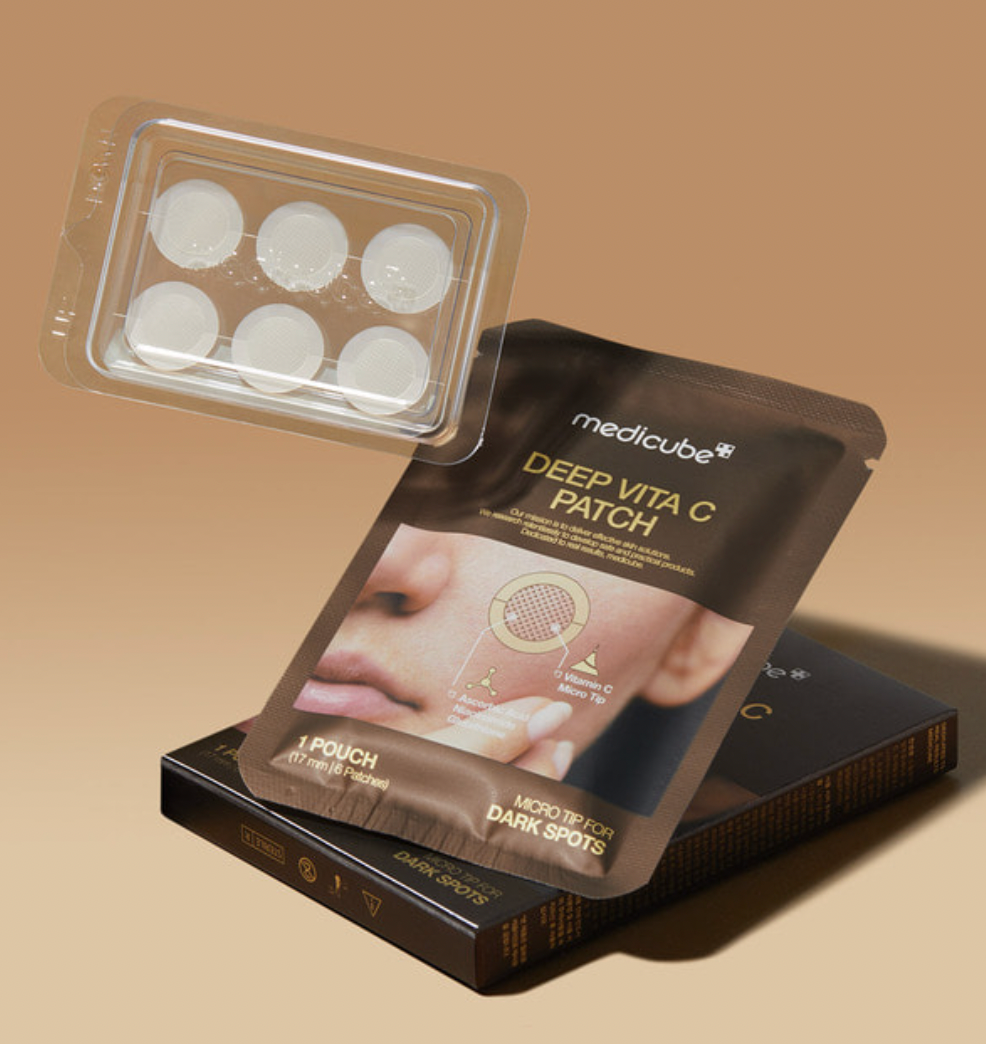 MEDICUBE Deep Vita C Patch | 1 Pouch (6 Patches) | Microneedle