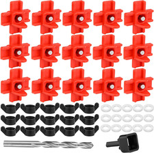 Chicken Water Nipples, 15 Pcs Horizontal Poultry Automatic Waterer Nipples for B