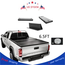 For 09-2018 Dodge Ram 1500 10-18 3500 2500 6.5ft Bed Hard Tri-fold Tonneau Cover