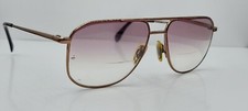 Vintage Charmant US7731 Bronze Pilot Titanium Sunglasses Japan FRAMES ONLY